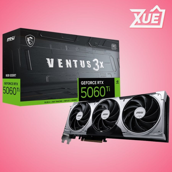 CARD MÀN HÌNH MSI RTX 5060 8G VENTUS 3X OC GDDR7