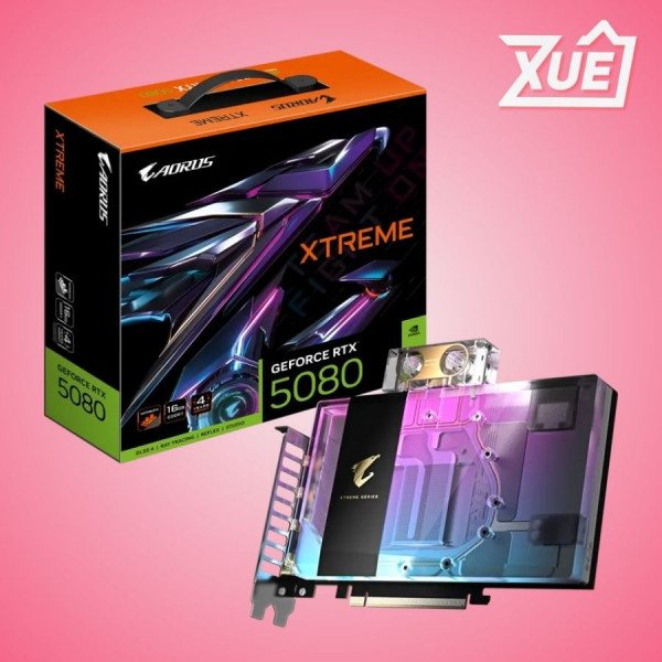CARD MÀN HÌNH GIGABYTE AORUS RTX 5080 XTREME WATERFORCE WB 16G