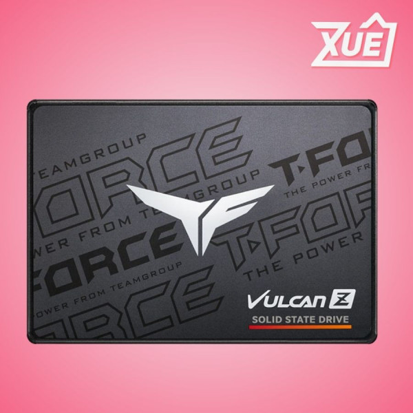 Ổ CỨNG SSD TEAMGROUP VULCAN Z 256GB 2.5 INCH SATA III (ĐỌC 520MB/S - GHI 450MB/S) - (T253TZ256G0C101)