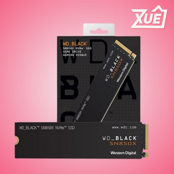 Ổ CỨNG SSD WD SN850X BLACK 4TB – M.2 2280 PCIE GEN4 X4 (ĐỌC 7300MB/S - GHI 6300MB/S) - (WDS400T2X0E)