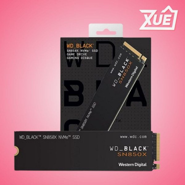 Ổ CỨNG SSD WD SN850X BLACK 2TB – M.2 2280 PCIE GEN4 X4 (ĐỌC 7300MB/S - GHI 6300MB/S) - (WDS200T2X0E)