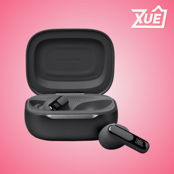TAI NGHE BLUETOOTH TRUE WIRELESS JBL LIVE BEAM 3 (ĐEN)