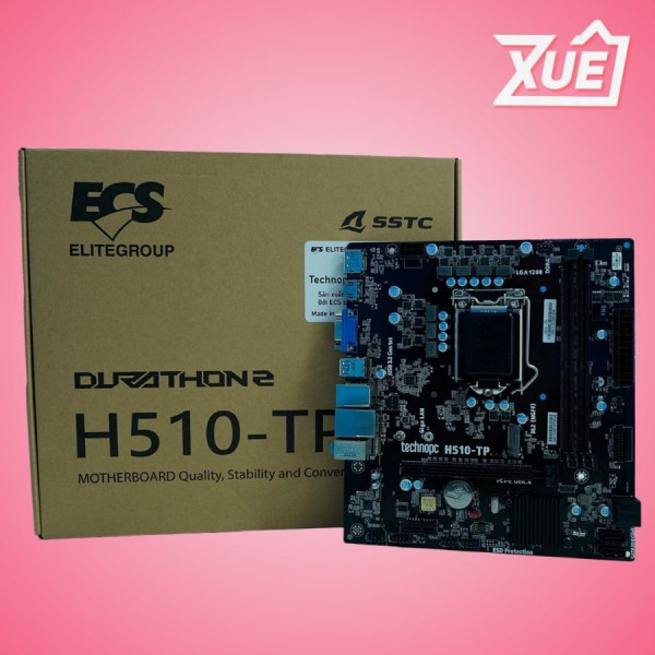 MAINBOARD ECS H510-TP (INTEL H510, SOCKET 1200, M-ATX, 2 KHE RAM DDR4)