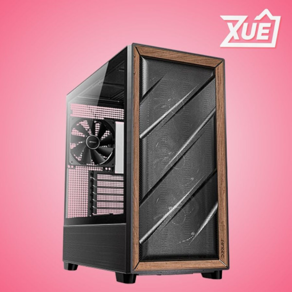 VỎ CASE ANTEC FLUX (EATX/MÀU ĐEN/5 FAN)