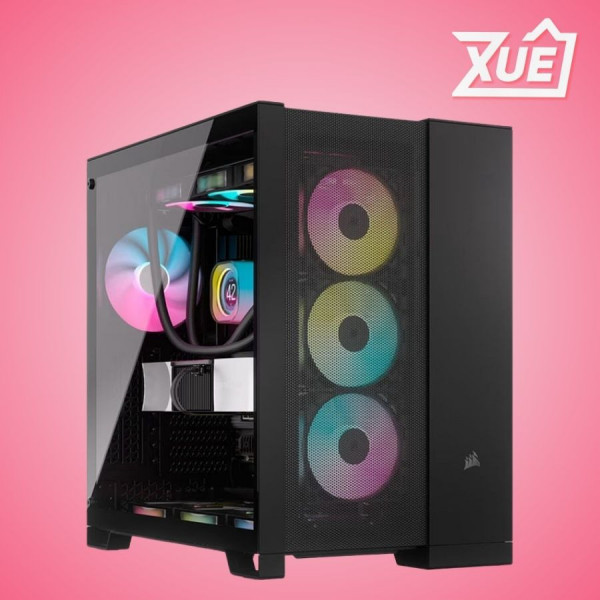VỎ CASE CORSAIR 6500X AIRFLOW TEMPERED GLASS BLACK (MATX/MID TOWER/MÀU ĐEN)