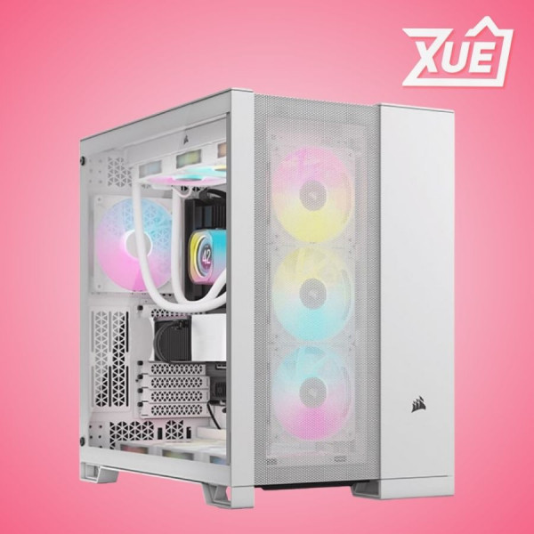 VỎ CASE CORSAIR 6500D AIRFLOW TEMPERED GLASS WHITE (MATX/MID TOWER/MÀU TRẮNG)