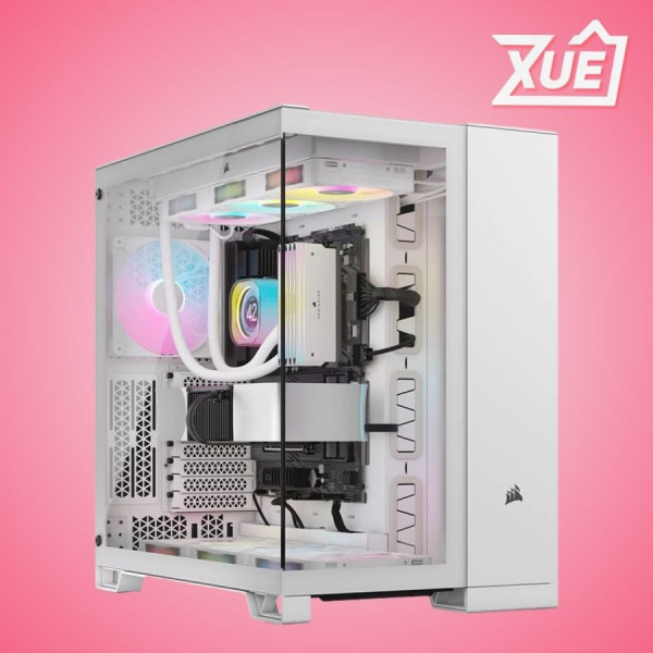 VỎ CASE CORSAIR 6500X AIRFLOW TEMPERED GLASS WHITE (MATX/MID TOWER/MÀU TRẮNG)