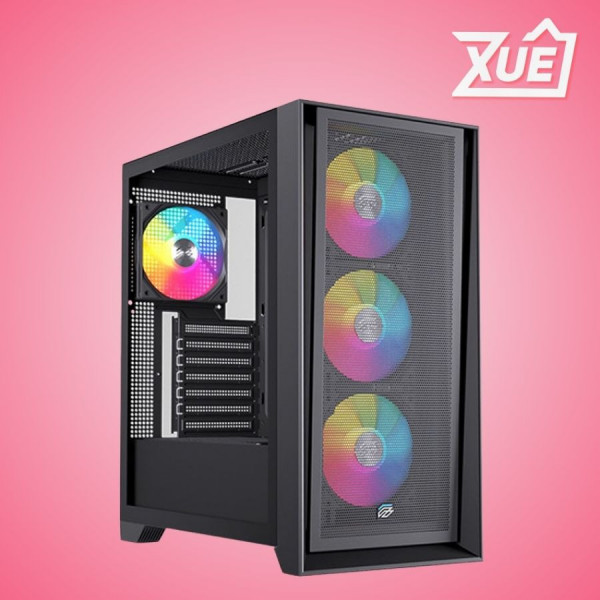 VỎ CASE EINAREX P600 CORE BLACK (ATX/KHÔNG KÈM FAN)