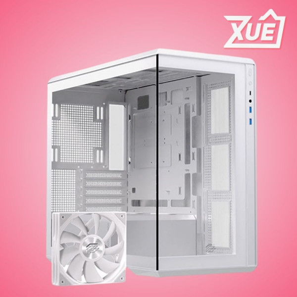 VỎ CASE EINAREX ZM800 CORE WHITE (ATX/1 FAN KHÔNG LED)