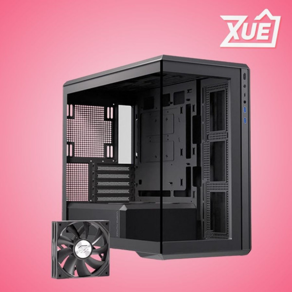 VỎ CASE EINAREX ZM800 CORE BLACK (ATX/1 FAN KHÔNG LED)