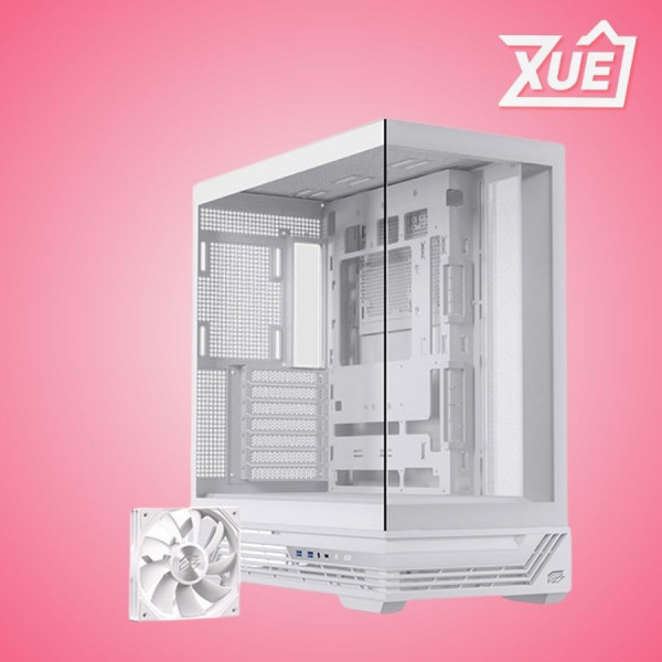VỎ CASE EINAREX S800 CORE WHITE (ATX/1 FAN KHÔNG LED)