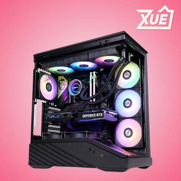 VỎ CASE LIAN LI V100 BLACK - V100X (ATX/BACK CONNECT ATX/RAD 360/0 FAN)