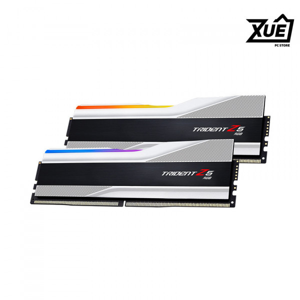 BỘ NHỚ TRONG GSKILL TRIDENT Z5 RGB SILIVER (F5-6000J3238G32GX2-TZ5RS) 64GB (2X32GB) DDR5 6000MHZ 