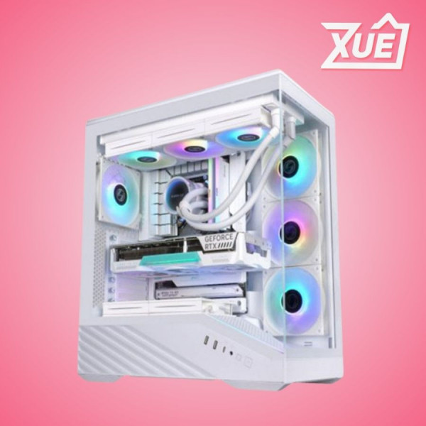 VỎ CASE LIAN LI V100 WHITE - V100W (ATX/BACK CONNECT ATX/RAD 360/0 FAN)