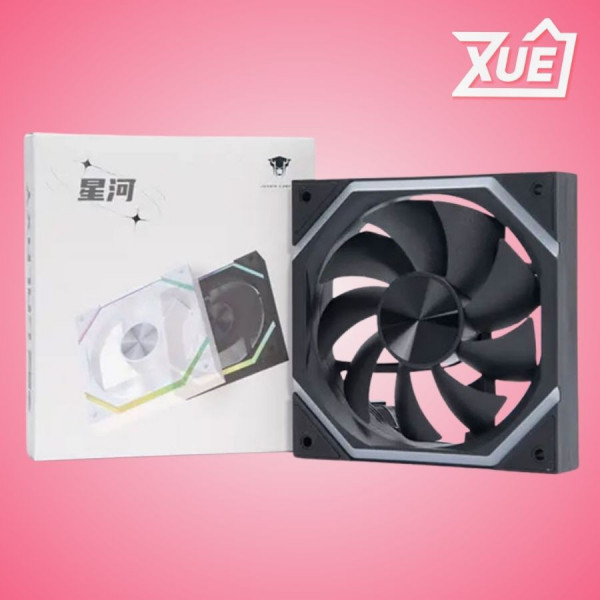 QUẠT FAN JUNGLE LEOPARD STARTRAIL 120 BLACK REVERSE (CÁNH ĐẢO CHIỀU)