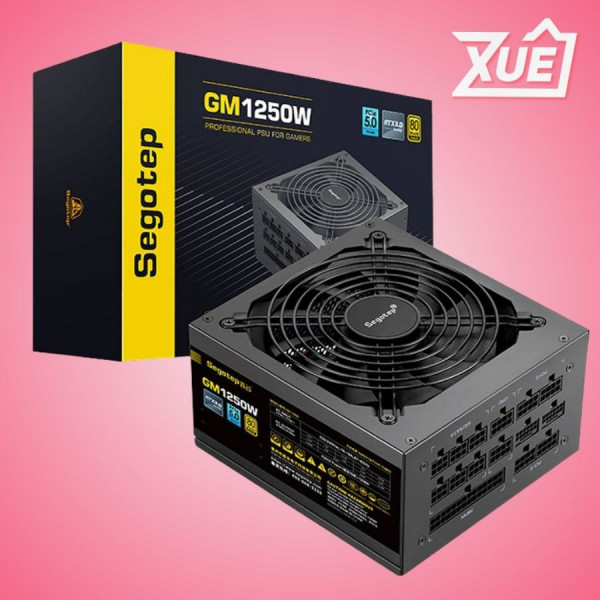 NGUỒN SEGOTEP SG-1350G (GM1250W) - 1250W ( 80 PLUS BRONZE, PCIE 5.1, ATX 3.1, FULL MODULAR)