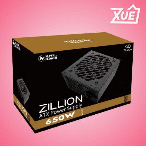 NGUỒN MÁY TÍNH SUPER FLOWER ZILLION 80 PLUS BRONZE - 650W