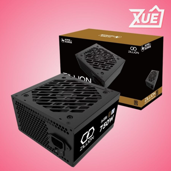 NGUỒN MÁY TÍNH SUPER FLOWER ZILLION 80 PLUS BRONZE 750W ATX 3.1