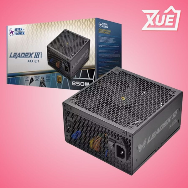 NGUỒN MÁY TÍNH SUPER FLOWER LEADEX VII PLATINUM PRO 1000W ATX 3.1 - BLACK