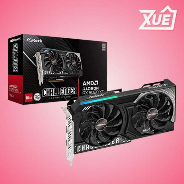 CARD MÀN HÌNH ASROCK RX 9060 XT CHALLENGER 16GB OC