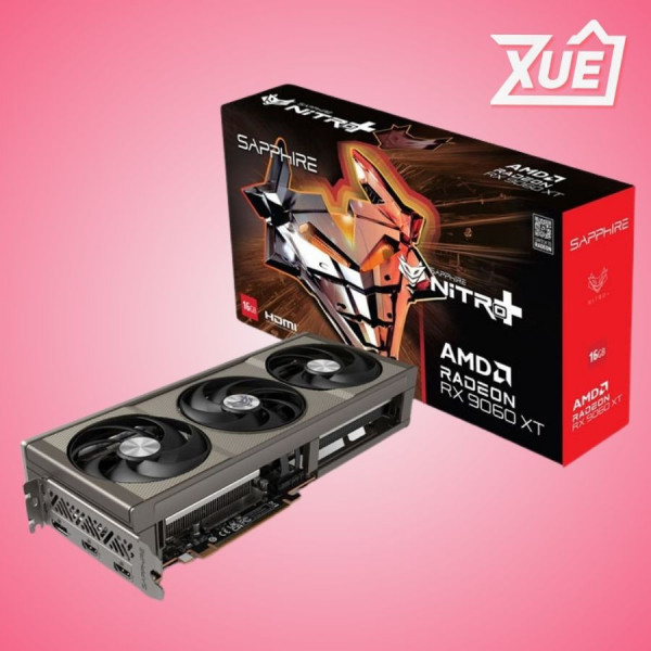 CARD MÀN HÌNH SAPPHIRE NITRO+ RX 9060 XT GAMING OC 16GB
