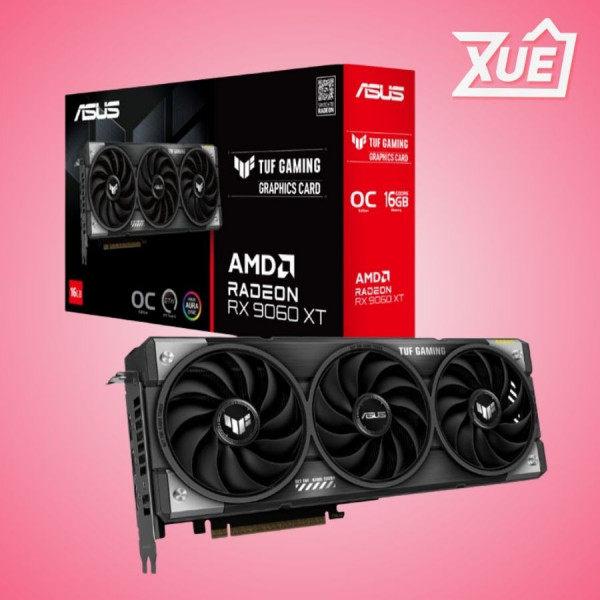 CARD MÀN HÌNH ASUS TUF RX 9060 XT 16G GAMING OC