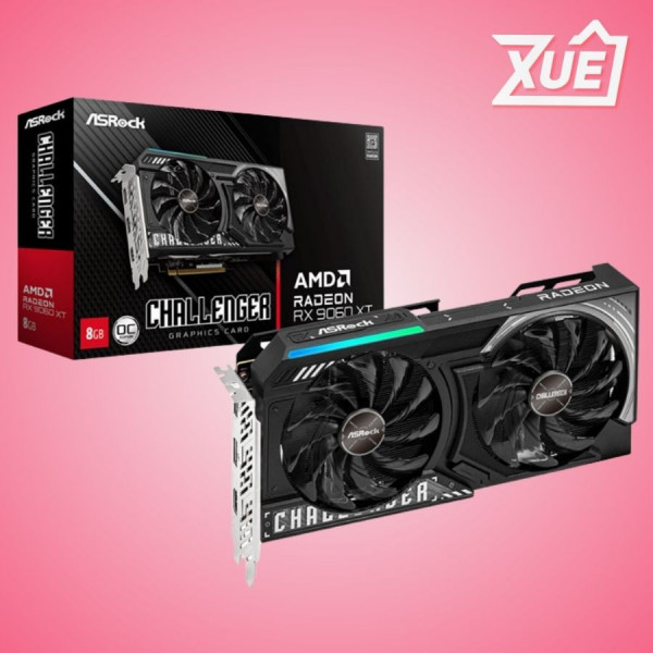 CARD MÀN HÌNH ASROCK RX 9060 XT CHALLENGER 8GB OC