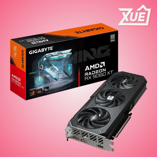 CARD MÀN HÌNH GIGABYTE RX 9060 XT GAMING OC 8GD (GV-R9060XTGAMING OC_8GD