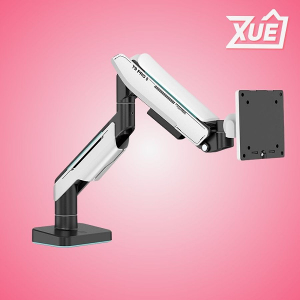 GIÁ ĐỠ MÀN HÌNH HUMANMOTION T9 PRO II MÀU TRẮNG (23-43 INCH)