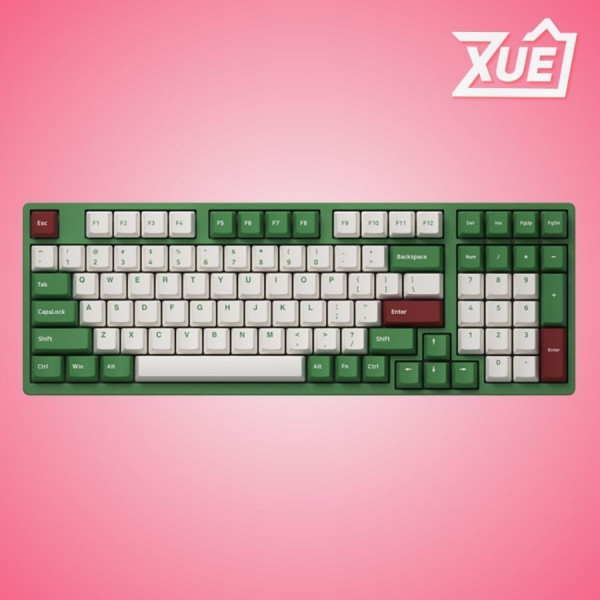 BÀN PHÍM AKKO 3098B  PLUS MATCHA RED BEAN (AKKO PIANO PRO)