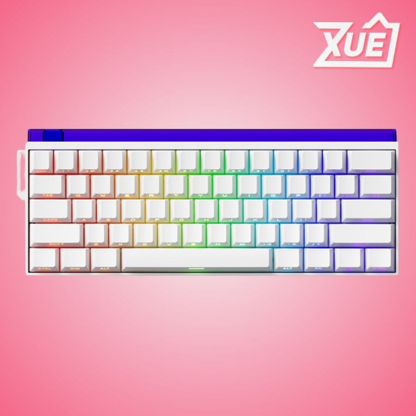 BÀN PHÍM CƠ VEEKOS SHINE60 SP WHITE (GLARE MAGNETIC SWITCHES)