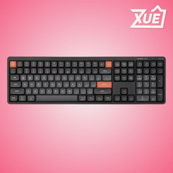 BÀN PHÍM KHÔNG DÂY HYPERWORK SILENTKEY HPW-TS01-BLK ĐEN