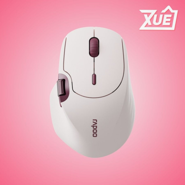 CHUỘT KHÔNG DÂY RAPOO MT560 - MÀU TRẮNG TÍM