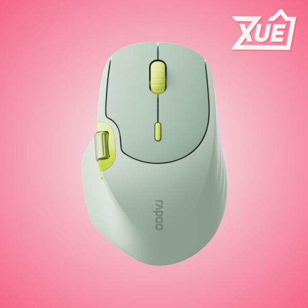 CHUỘT KHÔNG DÂY RAPOO MT560 - MÀU XANH LÁ NHẠT