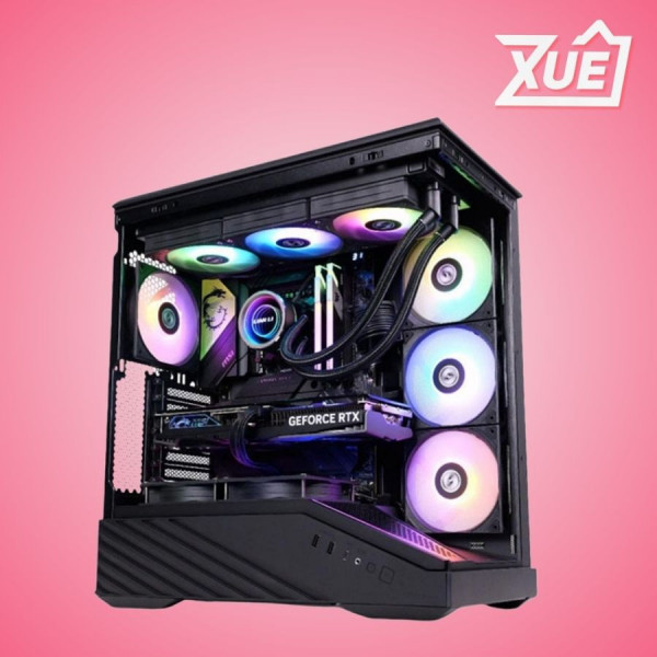 VỎ CASE LIAN LI V100 BLACK - V100RX (ATX, BACK CONNECT ATX, RAD 360, 4 FAN)