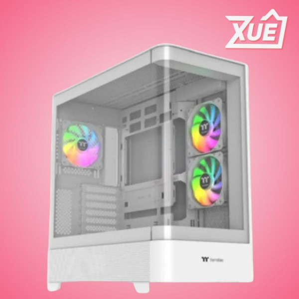 CASE THERMALTAKE VIEW 290 TG ARGB SNOW (ATX, 3 FAN)