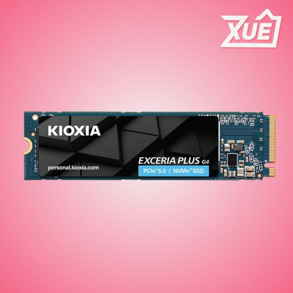 Ổ CỨNG SSD KIOXIA EXCERIA PLUS G4 R10000 1TB – M.2 2280 PCIE GEN5 X4 (ĐỌC 10000MB, S GHI 7900MB, S)-(LVD10Z001TG8)