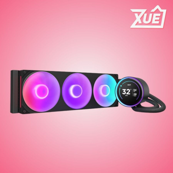 TẢN NHIỆT NƯỚC NZXT KRAKEN ELITE 420 RGB - V2 - BLACK - 420MM