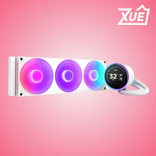 TẢN NHIỆT NƯỚC NZXT KRAKEN ELITE 420 RGB - V2 - WHITE - 420MM