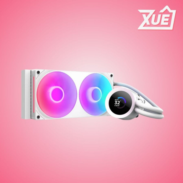 TẢN NHIỆT NƯỚC NZXT KRAKEN PLUS 240 RGB V2 WHITE - 240MM