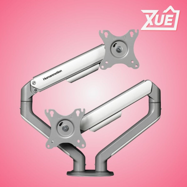 GIÁ TREO MÀN HÌNH HUMAN MOTION T6PRO-2 - WHT - MÀU TRẮNG (17 INCH - 32 INCH)