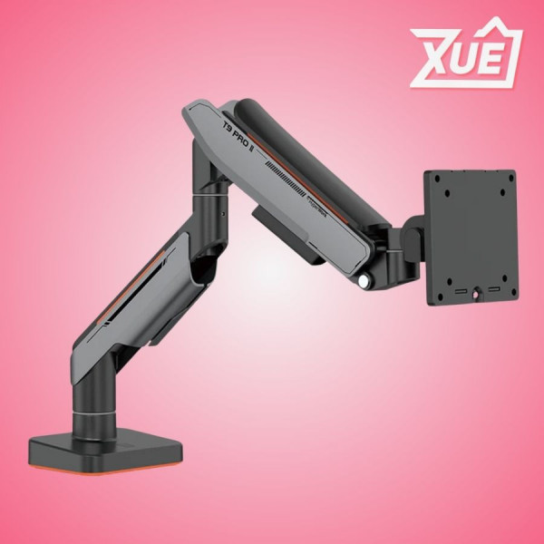 GIÁ ĐỠ MÀN HÌNH HUMANMOTION T9 PRO II MÀU XÁM (23-43 INCH)