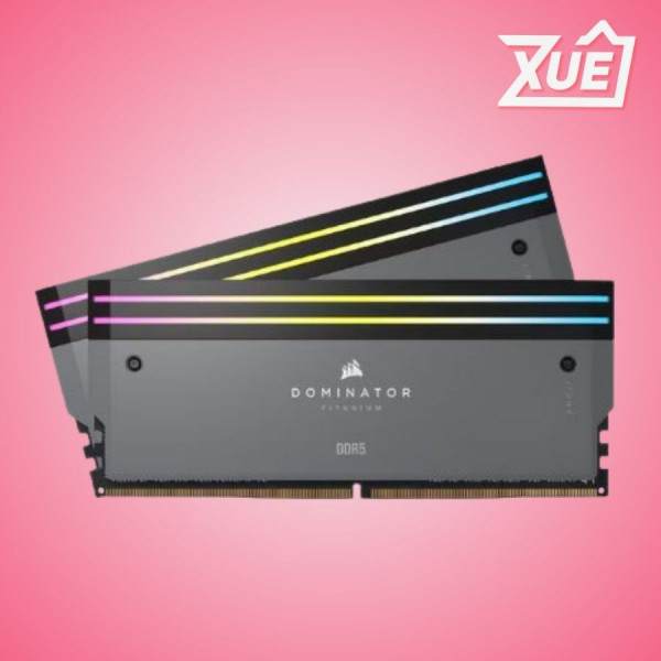 BỘ NHỚ TRONG RAM DESKTOP CORSAIR DOMINATOR PLATINUM RGB GREY (CMP96GX5M2B6000Z30) 96GB (2X48GB) DDR5 6000MHZ