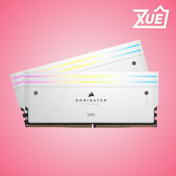 BỘ NHỚ TRONG RAM DESKTOP CORSAIR DOMINATOR PLATINUM RGB WHITE (CMP32GX5M2X7000C34W) 32GB (2X16GB) DDR5 7000MHZ