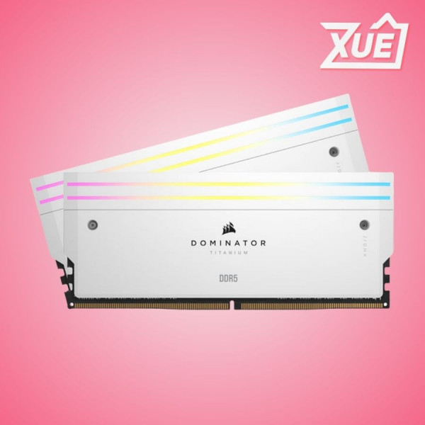 BỘ NHỚ TRONG RAM DESKTOP CORSAIR DOMINATOR PLATINUM RGB WHITE (CMP48GX5M2B7000C36W) 48GB (2X24GB) DDR5 7000MHZ