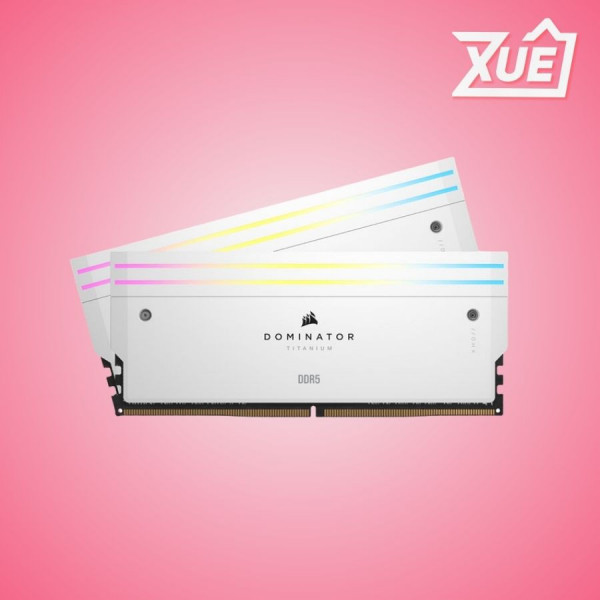 BỘ NHỚ TRONG RAM DESKTOP CORSAIR DOMINATOR PLATINUM RGB WHITE (CMP48GX5M2X7200C36W) 48GB (2X24GB) DDR5 7200MHZ