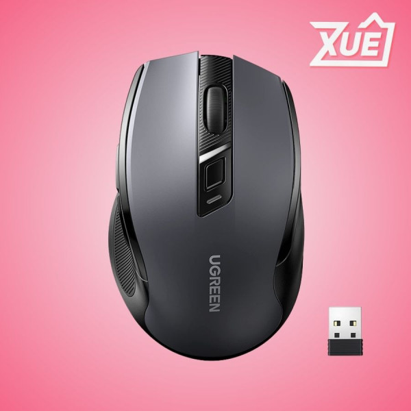 CHUỘT KHÔNG DÂY UGREEN 15063 BLACK WIRELESS 2.4GHZ