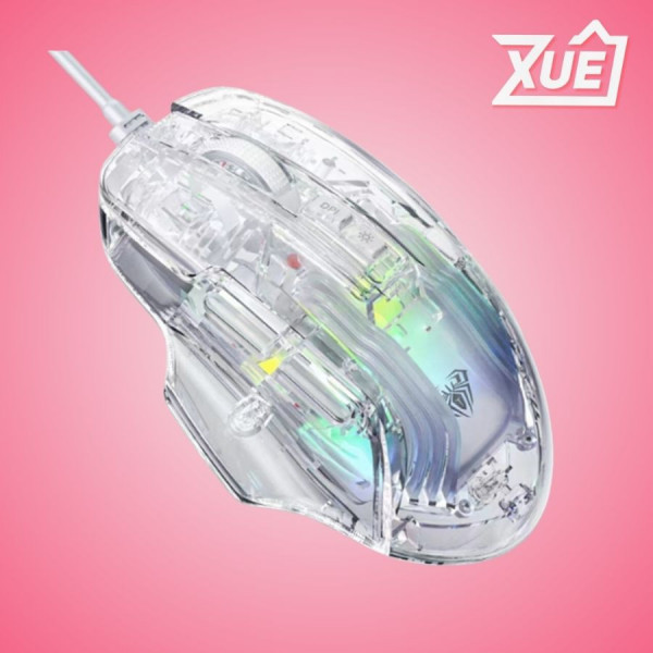 CHUỘT GAMING CÓ DÂY AULA S80 MÀU TRONG SUỐT