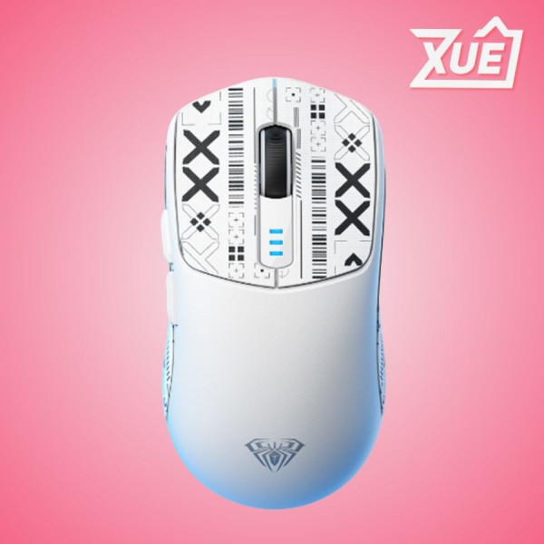 CHUỘT GAMING AULA SC580 3 MODE (CÓ DÂY + 2.4G + BLUETOOTH) MÀU TRẮNG