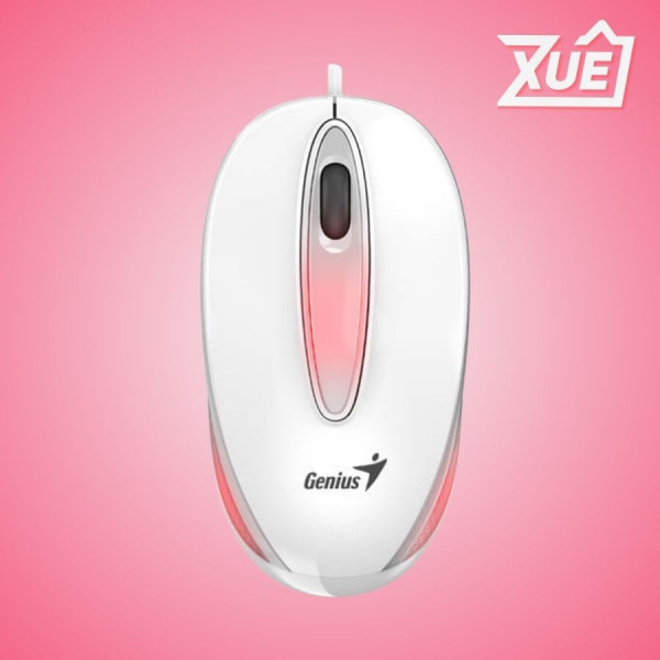 CHUỘT CÓ DÂY GENIUS DX-MINI (USB, TRẮNG, RGB, BLUEEYE)